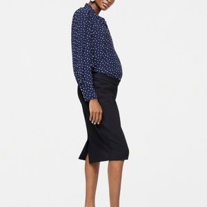 Hatch x J crew Maternity Pencil Skirt NWT